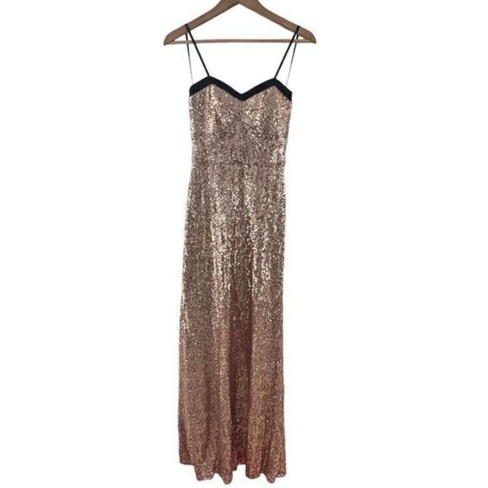 Windsor Rose Gold Sequin Gown